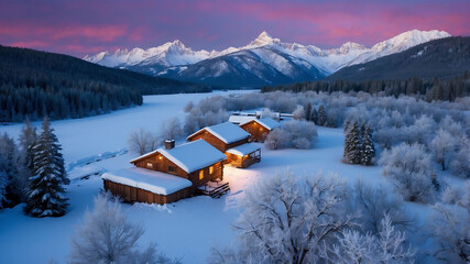 A Beautiful Realistic winter season background