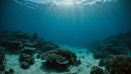Fototapeta premium coral reef in the sea