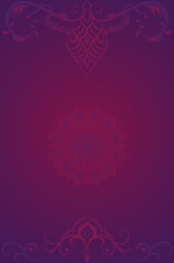 Islamic Art Inspired Ornamental Luxury Background