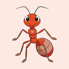 Ants character vector illustration