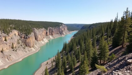  Enchanting mountain lake a serene natural beauty
