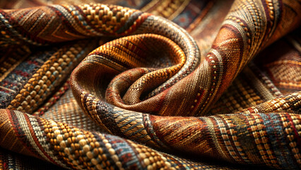 Fototapeta premium a piece of richly textured fabric