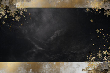 Abstract snowflake Christmas background with blue winter design for holiday card ,Generated By Ai