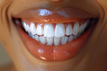3D render of a dental implant being installed into a model of the gum