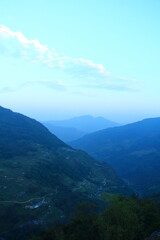 Fototapeta premium mourning mountain