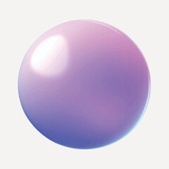 Fototapeta premium Gradient sphere with glossy finish