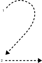 Tracing number. Preschool worksheet book.