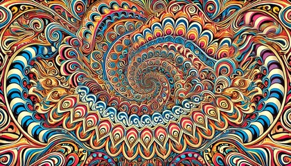 Psychedelic Illusion: Retro Groovy Optical Art