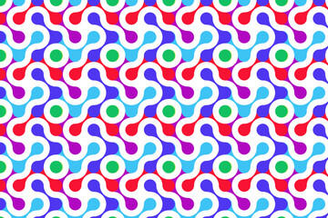 Colorful Seamless Geometric Pattern   