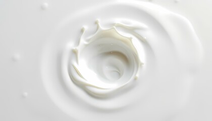 Tornado-Shaped Milk Splash Swirling Upwards with Photorealistic Details