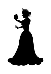 Cute Princess Silhouette