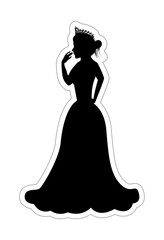 Cute Princess Silhouette