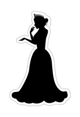 Cute Princess Silhouette