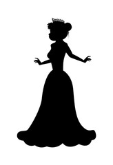 Cute Princess Silhouette