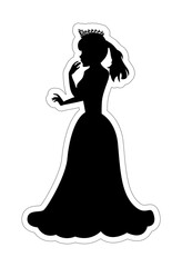 Cute Princess Silhouette