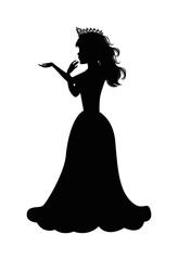 Cute Princess Silhouette