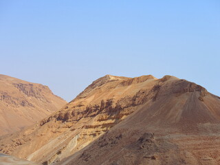 Rocks in the desert at the Dead sea