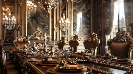 Elegant Dining Room Interior