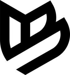 icon vector illustration with MBL initial logo. very suitable for use for personal brand names, security companies, and e-sports. accounting financial logo , etc