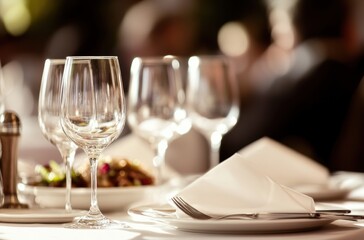 Elegant Table Setting.