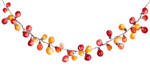 Obraz premium Watercolor String Lights.