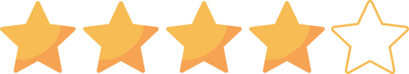 Star rating illustration 