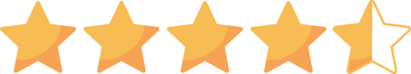 Star rating illustration 