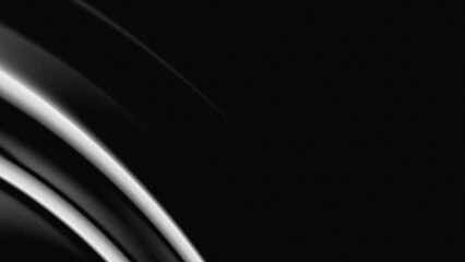 Abstract background black white style freeform gradient with defocused blur grainy soft noise effects copy space text area 