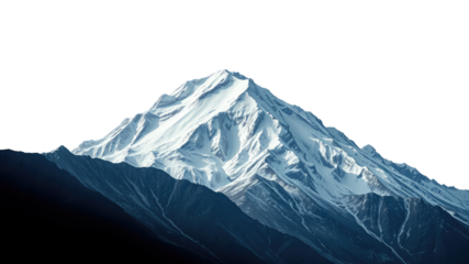 Snow mountain PNG, snow mountain PNG transparent Images, snow-covered mountains in winter, mountain on a white isolated background
