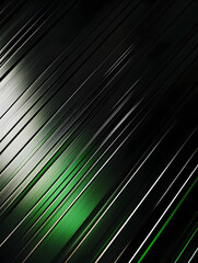 Obraz premium Black and green dark are light with the gradient is the Surface with templates metal texture soft lines tech gradient abstract diagonal background silver black sleek.