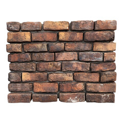 Obraz premium brick wall on transparent background 