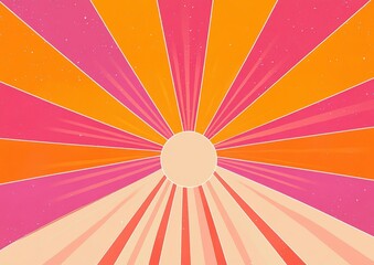 Obraz premium Retro Sunburst Background.