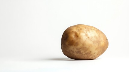 potato on a wooden background