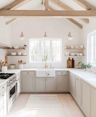 modern kitchen interior