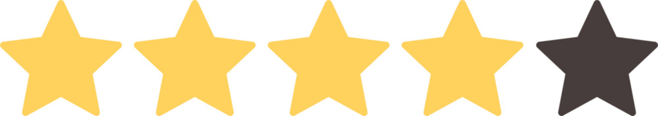 Rating star illustration 