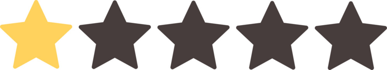Rating star illustration 