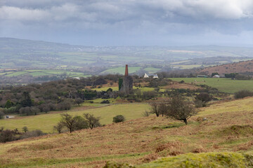 Wheal Jenkin Mine at Minions on Bodmin Moor
