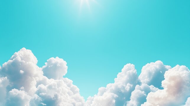 A sky filled with clouds that morph and shift, their shapes and forms constantly changing, creating a sense of wonder.