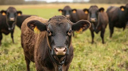 Close Up of a Curious Cow