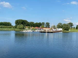 Obraz premium Boats on the Island of Poel Germany