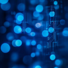 Blue digital background