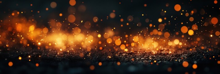 Fototapeta premium Sparkly Orange Background.