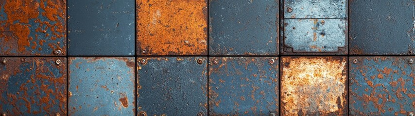 Urban Grunge Aesthetic, close-up view of textured surfaces, graffiti art, weathered brick walls, vibrant colors contrasting with decay, capturing the essence of city life.