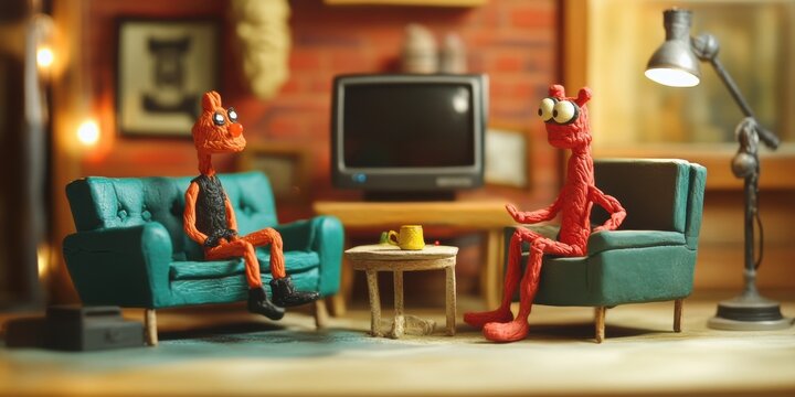 Claymation Characters Chat.