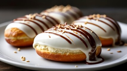  Deliciously indulgent chocolate and nuttopped pastries