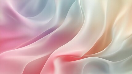 Fototapeta premium Colorful Fabric Texture with Soft Tones and Flowing Drapery