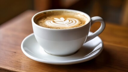  A moment of tranquility with a frothy delight