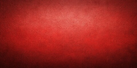 Fototapeta premium Grainy red textured background with gradient reflection