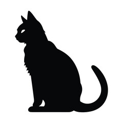 Cat silhouette vector