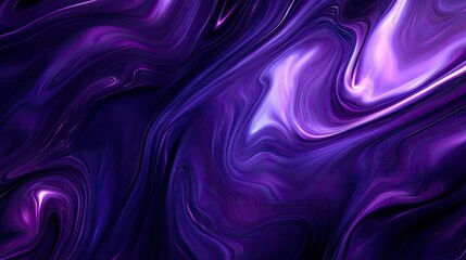 Obraz premium A vibrant abstract design featuring swirling purple and blue hues.